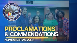 Proclamations and Commendations  November 28 2023 [upl. by Ahsenahs]