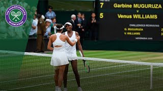 Garbiñe Muguruza v Venus Williams highlights  Wimbledon 2017 ladies singles final [upl. by Primavera]