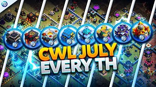 The NEW BEST CWL and WAR BASE LINKS For Every Town Hall in CoC 2024  Clash of Clans Base Layouts [upl. by Aphrodite]