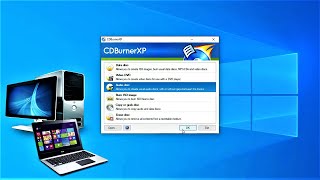 CDBurnerXP Portable Burn CD Disc Guide 2022 [upl. by Atteiluj]