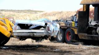 1966 Oldsmobile 442  Crushed for scrap [upl. by Chauncey520]