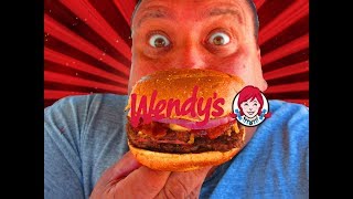 Wendys® quotBACON QUESO BURGERquot Review [upl. by Ahsla293]