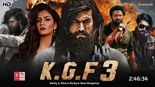 Kgf 3 Full Movie In Hindi Dubbed Update  Yash  Rana Daggubati  Kgf 3 Trailer  New South Movie [upl. by Netsriik]