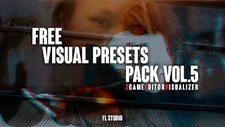 FREE VISUAL PRESETS PACK Vol5  ZGameEditor Visualizer  FL STUDIO [upl. by Haroppiz]