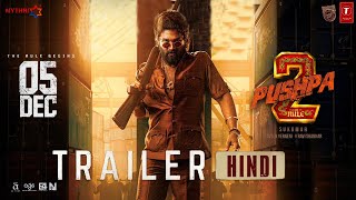 Pushpa 2 The Rule HINDI Trailer 2024  Allu Arjun Rashmika Fahadh  Sukumar [upl. by Nennahs]