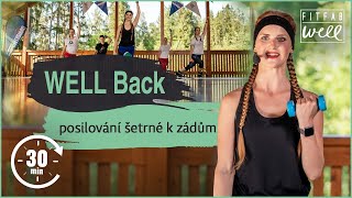 WELL Back  FITFAB Well posilování při bolesti zad [upl. by Ahael]