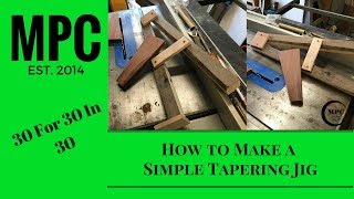 How to Make a Simple Tapering Jig [upl. by Alurd]