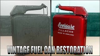 Weird 1950s era Fuel Can Restoration [upl. by Primaveras]