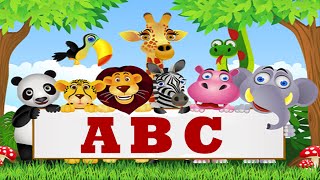 ABC ANIMALS SONG FOR CHILDREN  Music for Kids  Baby Learning Songs [upl. by Erv]