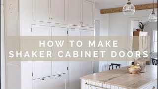 How to Make Shaker Cabinet Doors [upl. by Lekcar252]