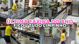 FAXINÃO DE FIM DE ANO  FAXINA PESADA NA COZINHA FICOU TUDO LIMPINHO FAXINA [upl. by Sabba]