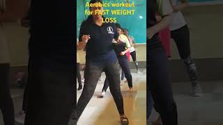 Aerobics workout for FAST WEIGHT LOSS [upl. by Pepi]