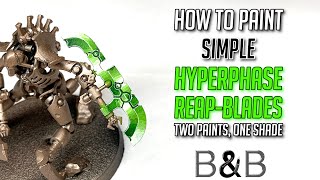 How to paint Simple Hyperphase ReapBlades  Threshers [upl. by Kcirrek836]