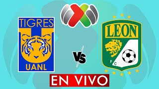 TIGRES VS LEON EN VIVO  LIGA MX APERTURA 2024  JORNADA 10  DONDE VER EN VIVO [upl. by Sapowith]