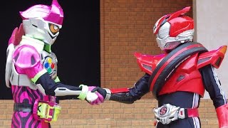 【仮面ライダーエグゼイド】スペシャルショー 第5話 仮面ライダードライブ amp マッハ amp チェイサー登場 KAMEN RIDER EXAID amp Drive ひらかたパーク [upl. by Roslyn299]