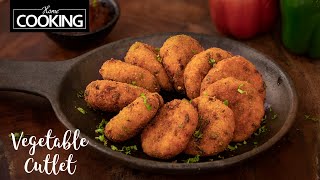 Crispy Vegetable Cutlet  Tea Time Snacks  Street Food Recipes  Cutlet Recipes  Party Snacks [upl. by Jos]