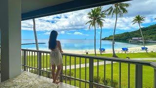 USD1890 Amazing Suite Room at Luxury Resort Hotel ♡Palau Pacific Resort  Honeymoon Travel [upl. by Enamrej]