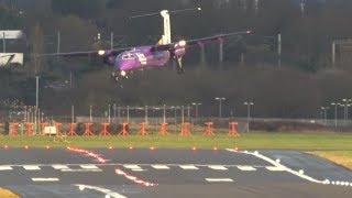 62 mph Crosswind in Closeup Storm Doris [upl. by Iaria220]