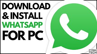 How To Download And Install WhatsApp On A Windows 10 PC  Official WhatsApp Desktop Appication [upl. by Heidie]