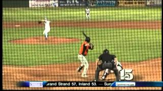 Myrtle Beach Pelicans 4 Frederick Keys 1 [upl. by Durno]