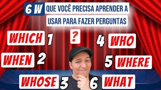 PRONOMES INTERROGATIVOS EM INGLÊS [upl. by Shanna]