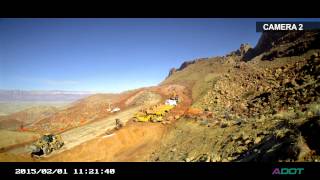 US 89 Repair TimeLapse Cameras 1 and 2 [upl. by Eirellav513]