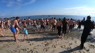 2024 Polar Bear Dip at Rye Town Park  2 [upl. by Arondel]