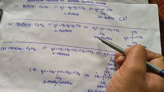 how to write isomers of propane butane and hexane [upl. by Eirollam]