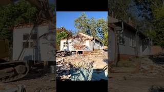 Watch the full demolition process of this weatherboard house from start to finish [upl. by Zaremski65]