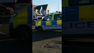 The Police and a Porsche at Drumbrae Roundabout Corstorphine Edinburgh Scotland UK [upl. by Anatlus]