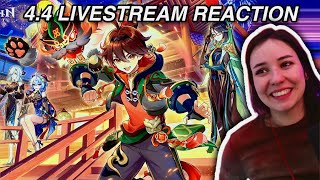 44 LIVESTREAM REACTION amp DISCUSSION GAMING XIANYUN amp CHEN YU VALE  Genshin Impact [upl. by Sulamith]