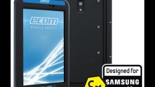 Ecom TabEx 01 Series ATEX Certified Hazardous Area Tablet Computer [upl. by Kirt633]