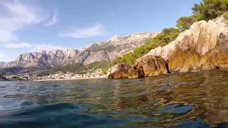 Makarska Croatia  snorkeling [upl. by Landbert]