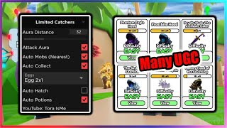 Many UGC LIMITED Limited Catchers Script  Attack Aura  Best Farm [upl. by Beret]