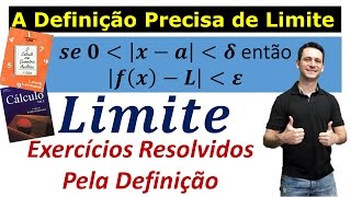 Limite  Exercícios resolvido pela definição precisa de limite  Aula 10 com função quadrática [upl. by Atiuqehs916]