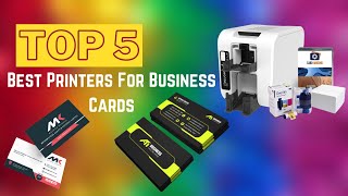 Top 5 Best Printers For Business Cards In 2023 [upl. by Kathlene245]