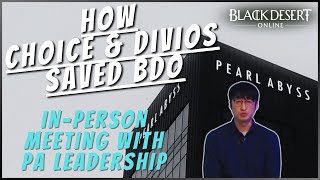 BDO SAVED InPerson Meeting With Pearl Abyss Recap [upl. by Yennep831]