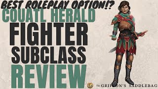 Couatl Herald Fighter Subclass Review Griffons Saddlebag  DampD 5e Subclass Series [upl. by Lenka]