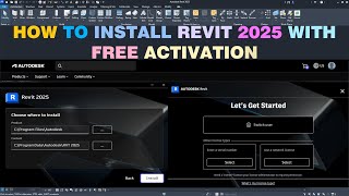 Install Revit 2025  Free Activation [upl. by Rebe]