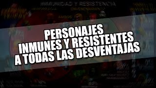 Personajes Inmunes y Resistentes a Veneno Hemorragia y todas las desventajas  MCOC [upl. by Llerahc768]