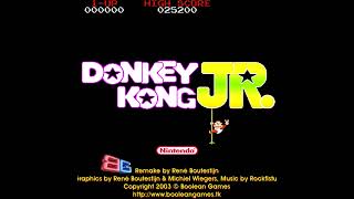 quotDonkey Kong Jr Remake Boolean Gamesquot Mario fangame playthrough [upl. by Hutchison28]