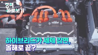 정책 바로보기 하이브리드차 세제 감면 올해로 끝 [upl. by Greenes541]