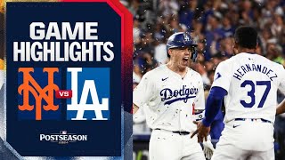 Mets vs Dodgers NLCS Game 6 Highlights 102024  MLB Highlights [upl. by Riha]