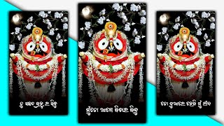 New Odia Jagannath Bhajan Status🌹 4k Full Screen Bhajan Status🌹 Tu Sakala Brahma Ra🌹 shorts [upl. by Aix]