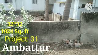 Land for sale in Ambattur 1Km from MTH road Call 9789959465 thangam promoters [upl. by Monjan]