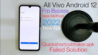 Vivo V21 5G Frp Bypass Android 12 New Method Without PC 2022 [upl. by Michaelina]