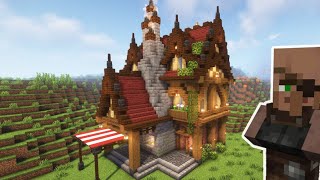 Minecraft  How to build Medieval House Weaponsmith  Minecraft Tutorial [upl. by Arvell]