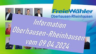 Digitale Transformation und Unterstützung Rheinhausen  Freien Wähler OberhausenRheinhausen 042024 [upl. by Hirai]