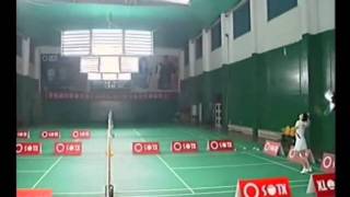 34 Chen Weihua Badminton Training  Backcourt 24 Control Badminton Drill English Subtitles [upl. by Janus]