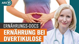 Divertikulose Richtige Ernährung gegen entzündete Divertikel  Die ErnährungsDocs  NDR [upl. by Sanfred]